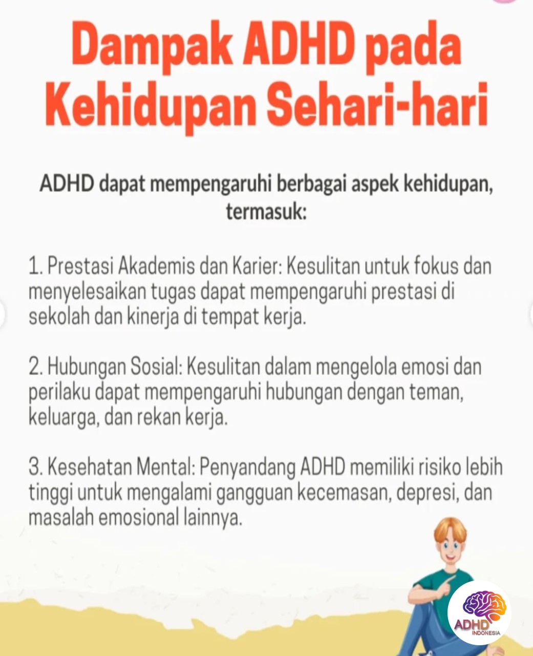 ADHD dan Hubungan Sosial Anak di Lingkungan Sekolah di Provinsi Sumatera Selatan